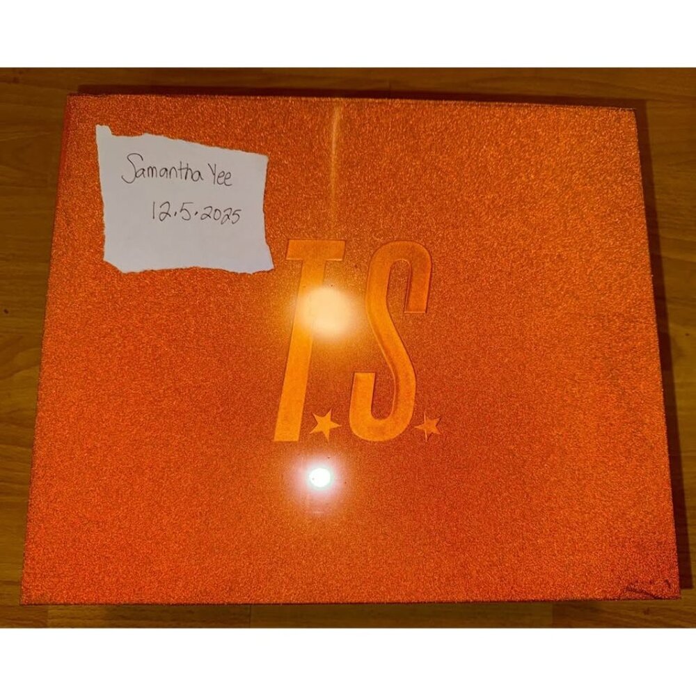 NWT Taylor Swift Orange Cardigan Box UNOPENED Size M/L